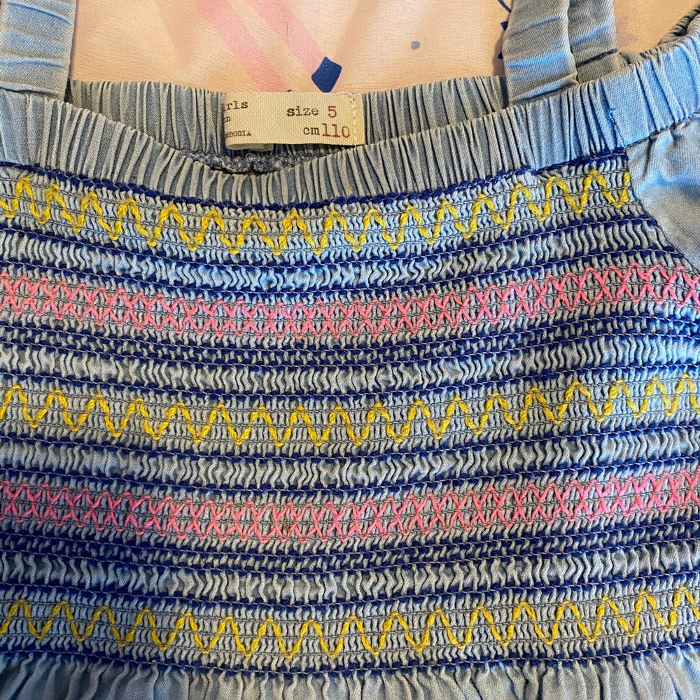 Zara Kids Denim summer dress - Picture 2 of 2